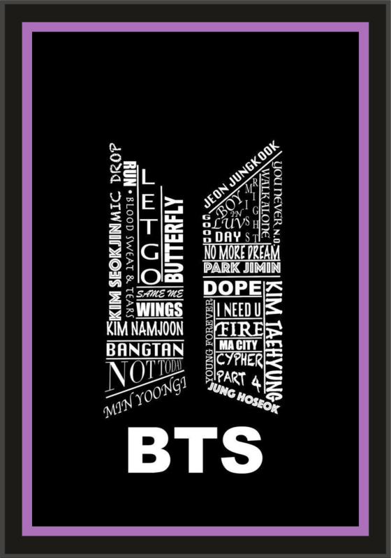 BTS Wall Art